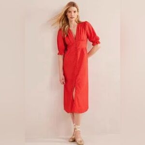 Boden Eyelet Midi Tea Dress